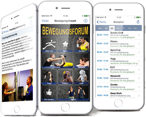 Fitnessstudio App Nieder-Olm